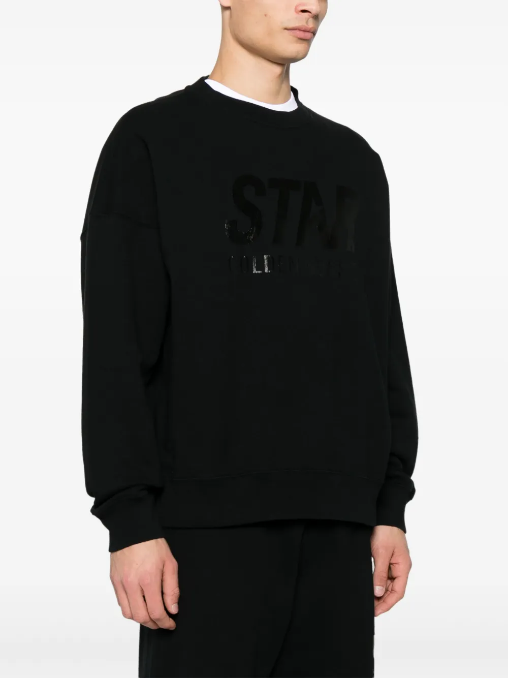 Golden Goose Sweater met logoprint Zwart
