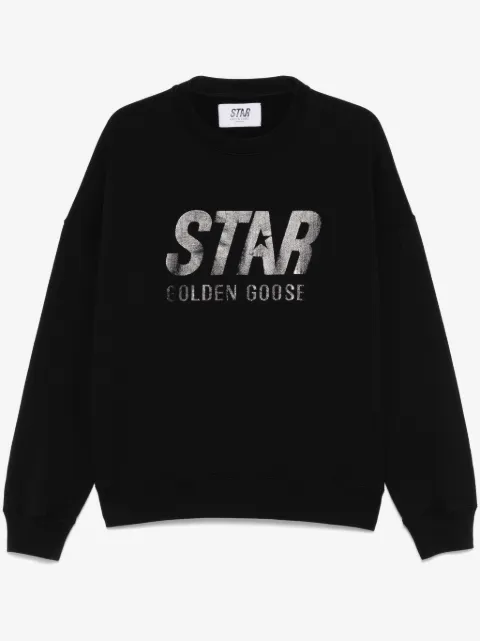 Golden Goose Sweatshirt mit Logo-Stempel