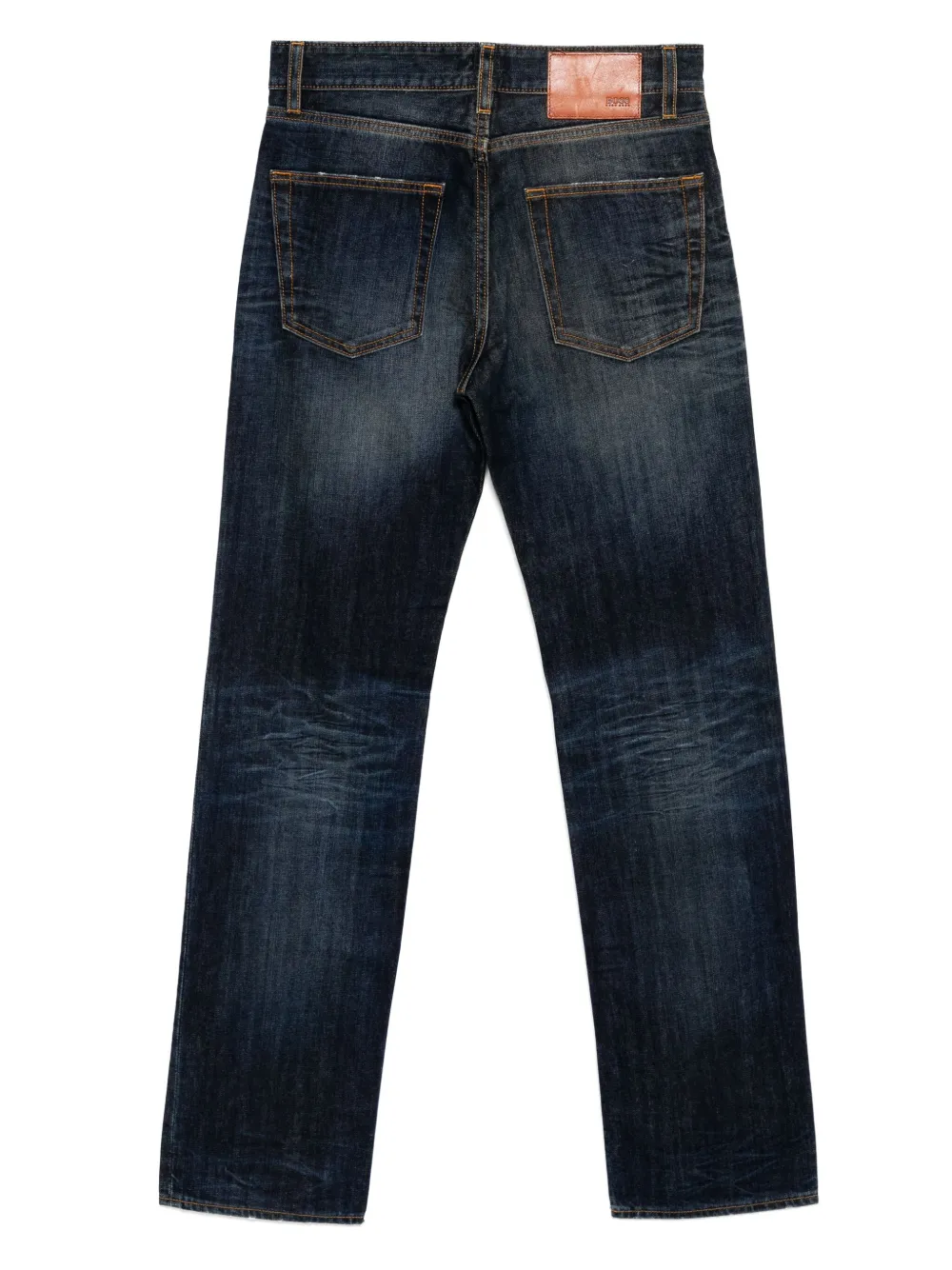 BOSS Jeans met wassing - Blauw