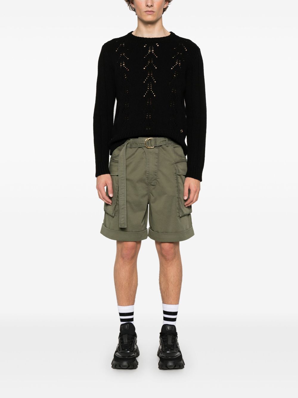 Balmain Cargo shorts - Groen