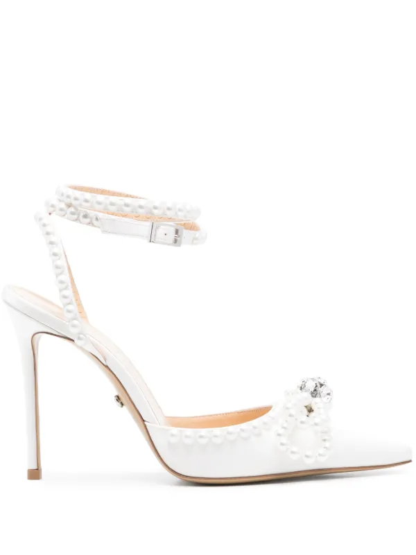 MACH & MACH ビジュートリム レザーパンプス MACH & MACH