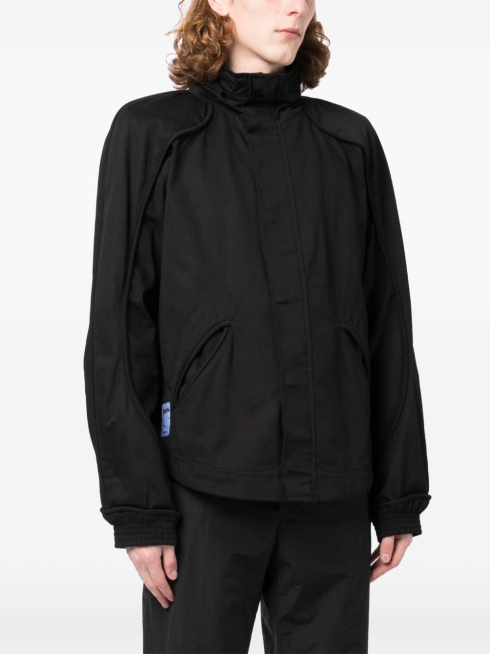 MCQ hooded bomber jacket - Zwart