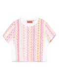 Missoni Kids zigzag T-shirt - White