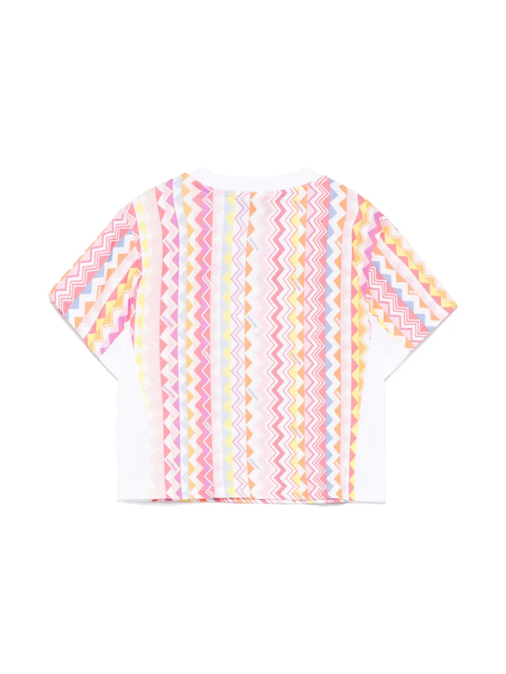 Missoni Kids zigzag T-shirt - Wit