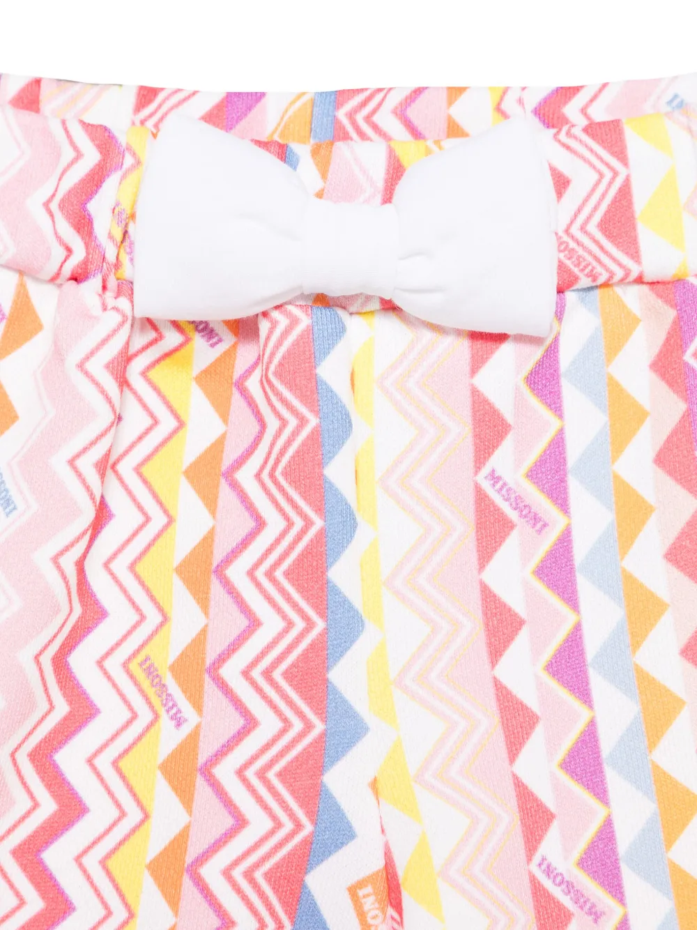 Shop Missoni Zigzag-pattern Shorts In Pink