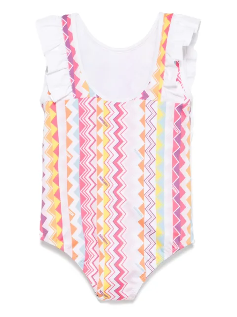 Missoni Kids zigzag-pattern swimsuit 