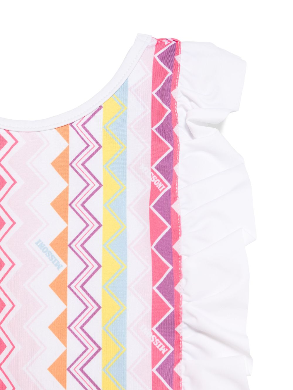 Missoni Kids Badpak met zigzag patroon - Roze