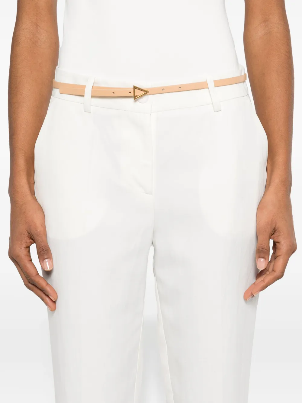 P.A.R.O.S.H. Cropped broek Wit