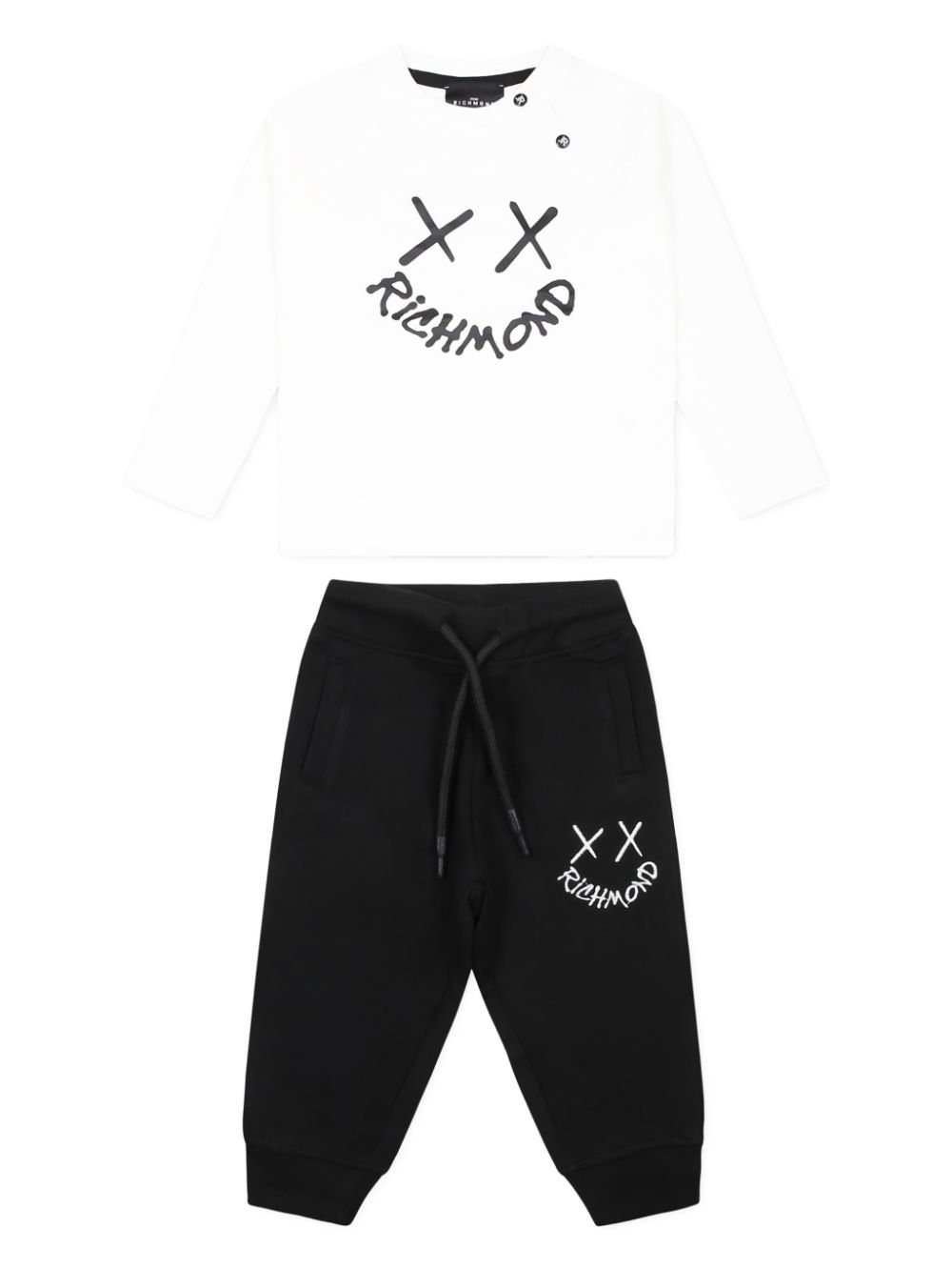 John Richmond Junior logo-print tracksuit - White