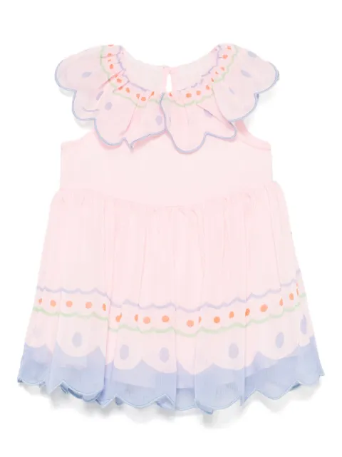 Stella McCartney Kids scallop-edge dress