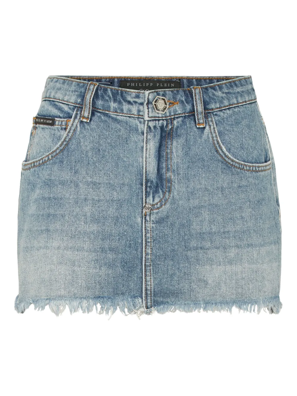 Philipp Plein Denim rok Blauw