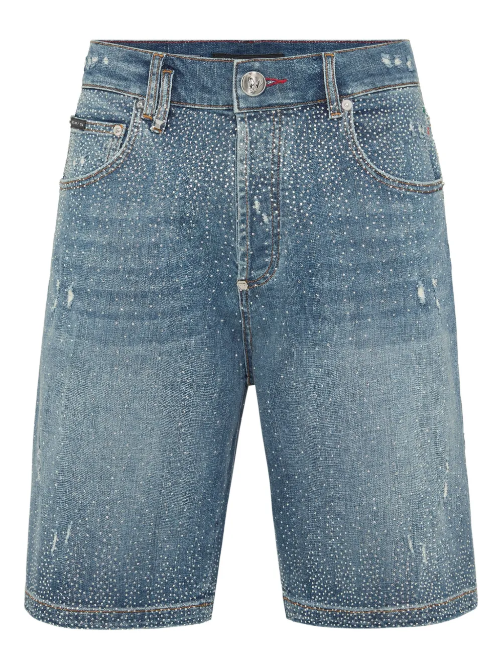 Philipp Plein Rhinestone-embellished Shorts