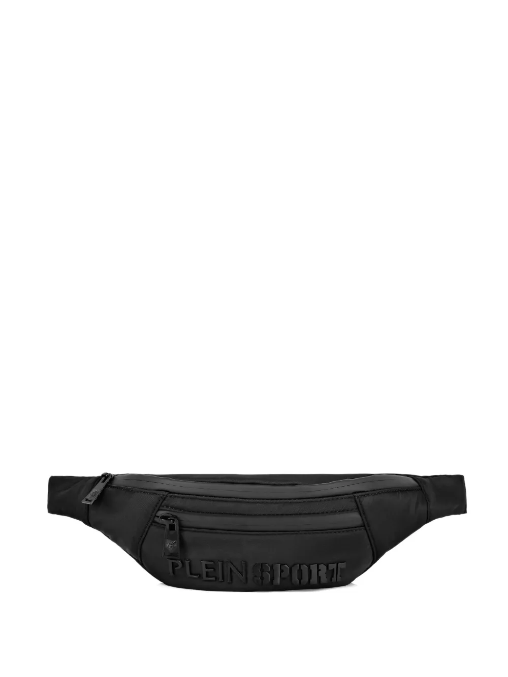 Plein Sport logo-lettering belt bag - ブラック Plein Sport logo-lettering belt bag - ブラック
