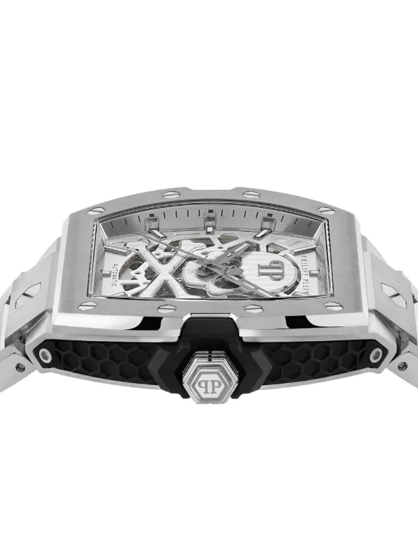 Philipp Plein The $keleton 2.0 44mm | Silver | FARFETCH