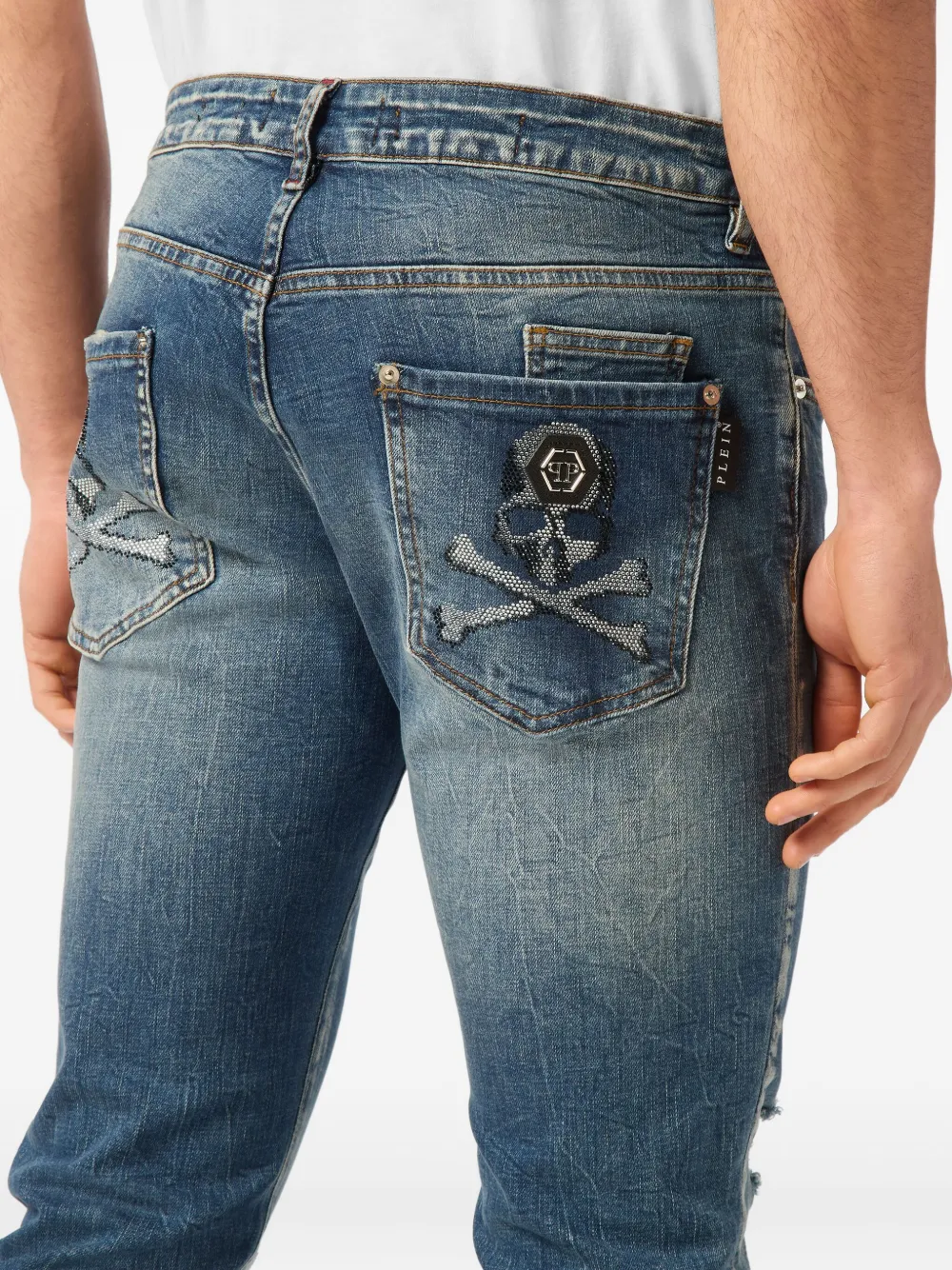 Philipp Plein Skinny jeans Blauw