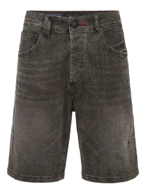 DSQUARED2 ダメージ デニムショーツ | ブラック | FARFETCH JP