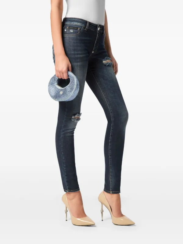 Hexagon-logo leather belt