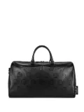 Philipp Plein embossed monogram weekend bag - Black