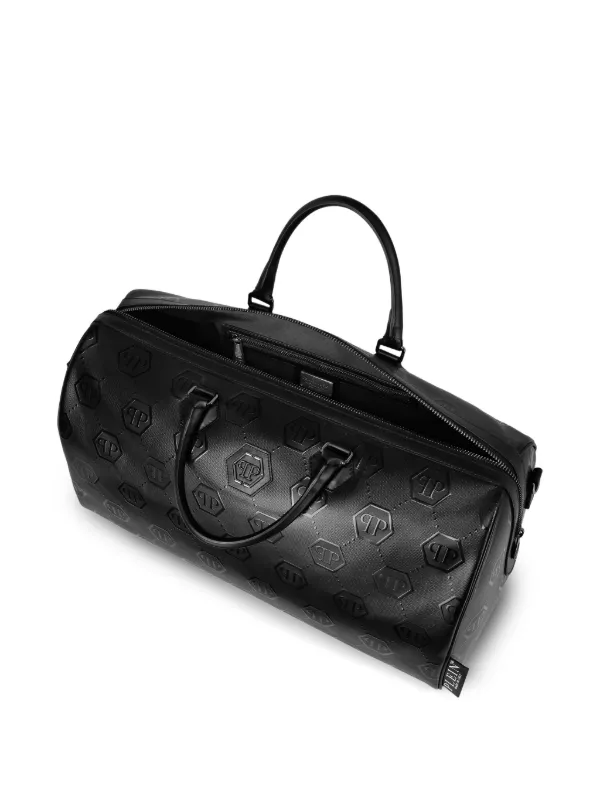 Philipp Plein Sac De Voyage à Monogramme Embossé Noir FARFETCH FR