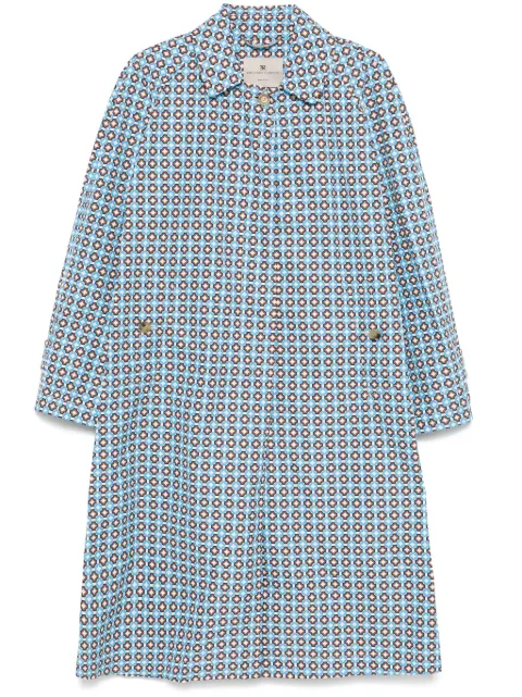 Ermanno Scervino gabardina con estampado geométrico