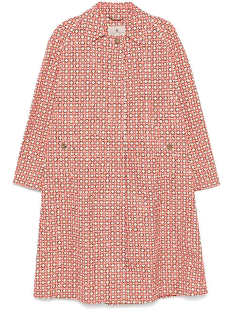 Ermanno Scervino gabardina con estampado geométrico