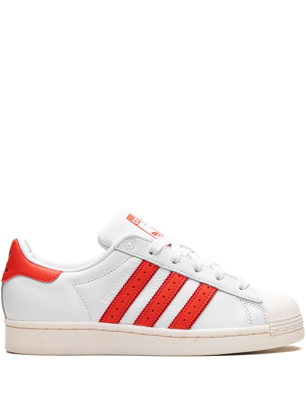 Adidas Superstar "Cloud White Bright Red" sneakers