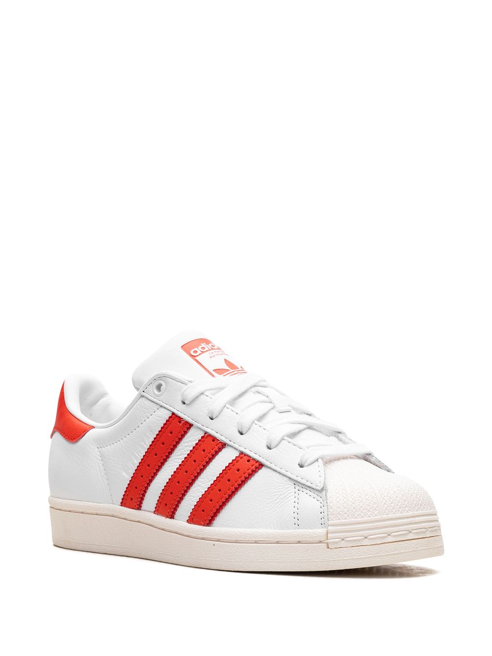 adidas Superstar "Cloud White Bright Red" sneakers