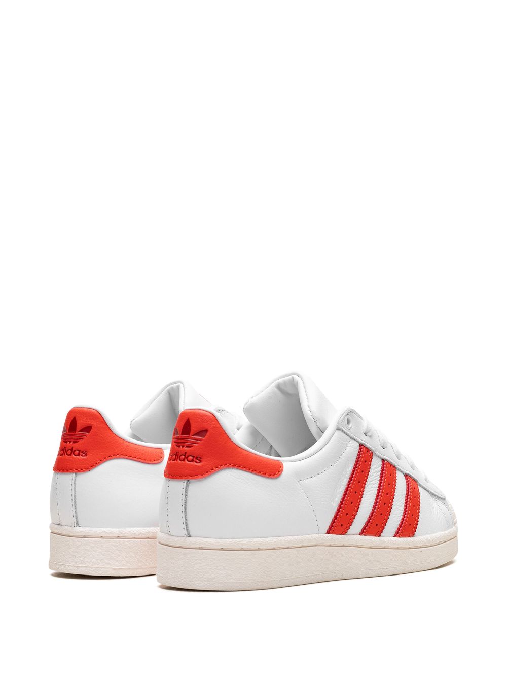 adidas Superstar "Cloud White Bright Red" sneakers