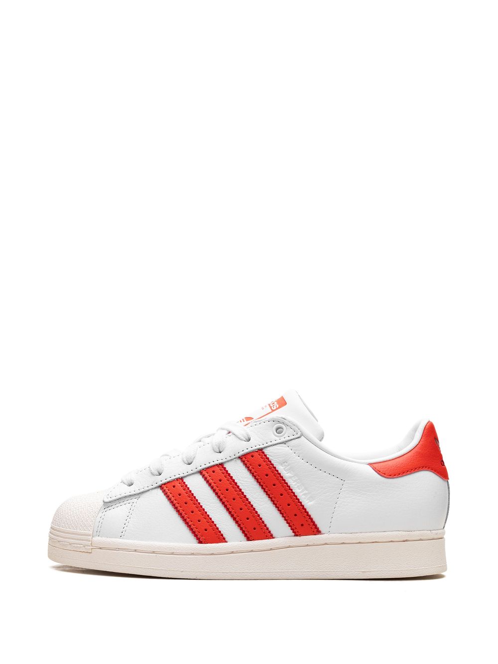 adidas Superstar "Cloud White Bright Red" sneakers