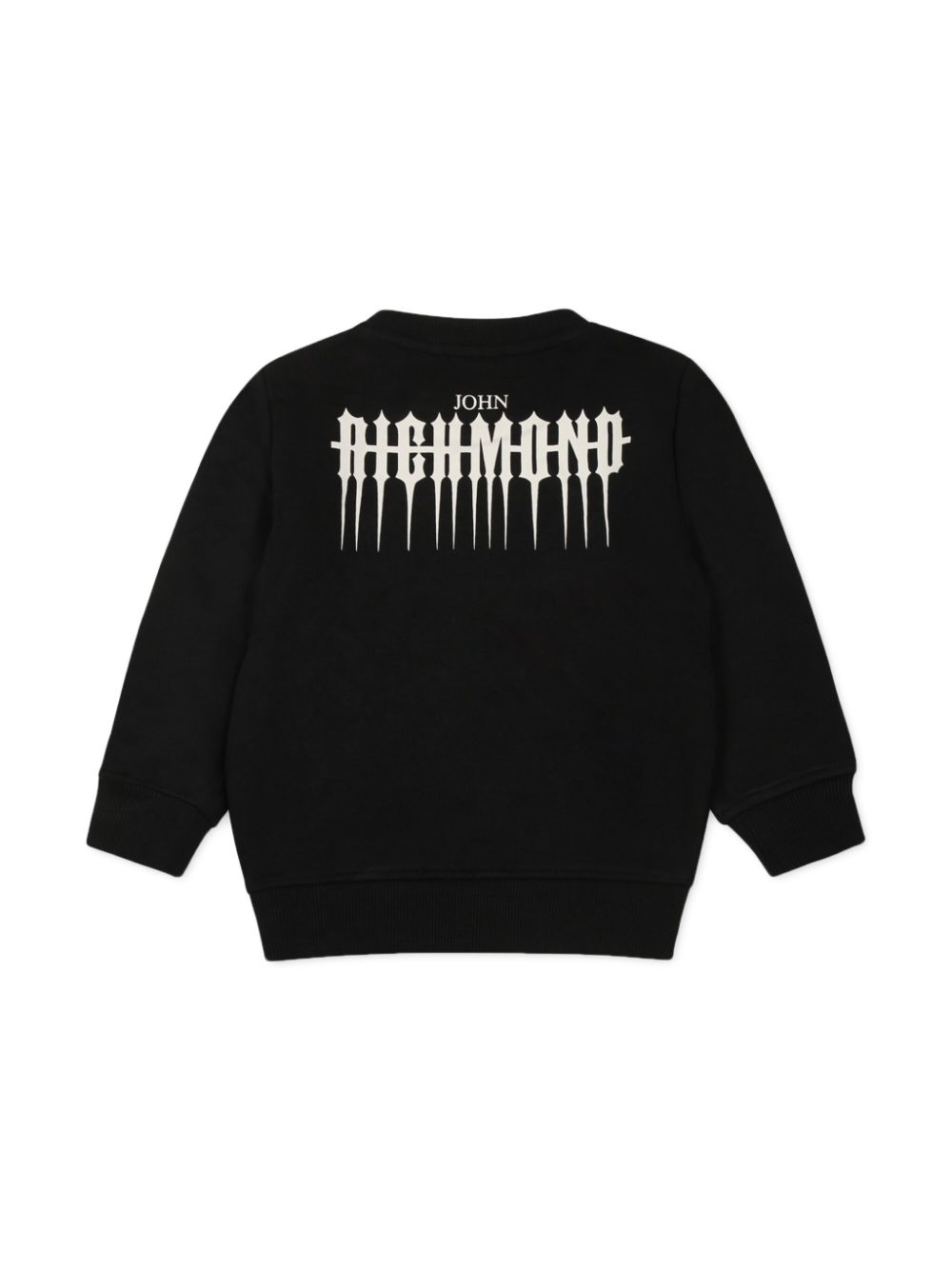 John Richmond Junior logo-print sweatshirt - Zwart