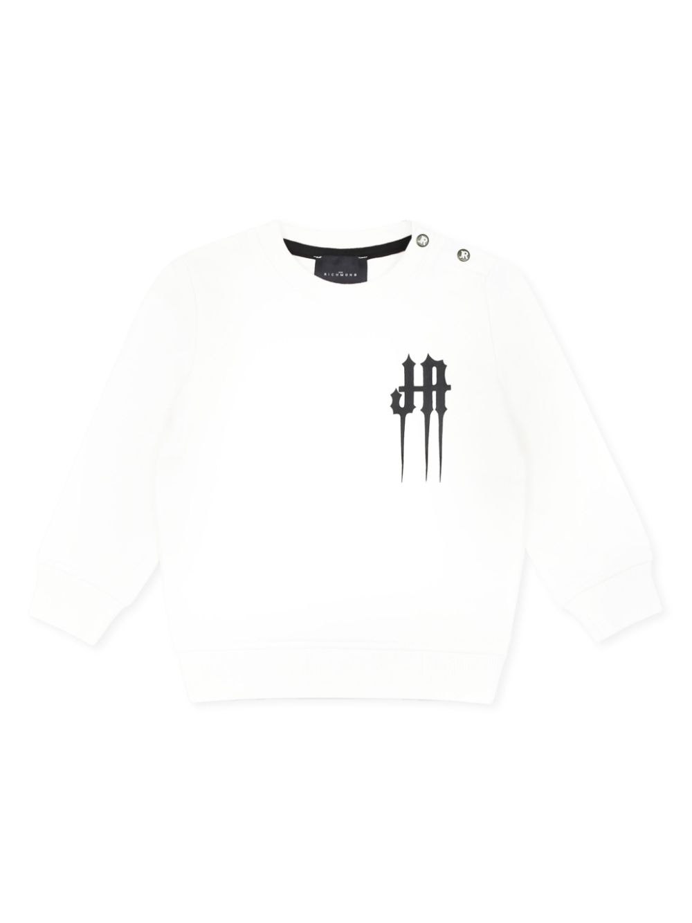 John Richmond Junior Sweater met logoprint Wit