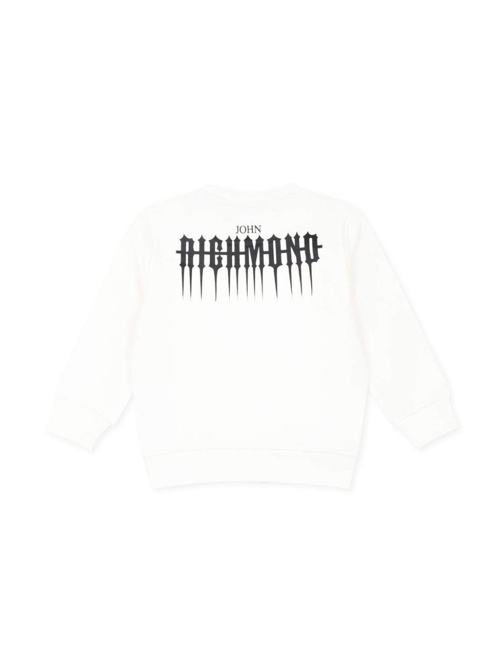 John Richmond Junior logo-print sweatshirt - Wit