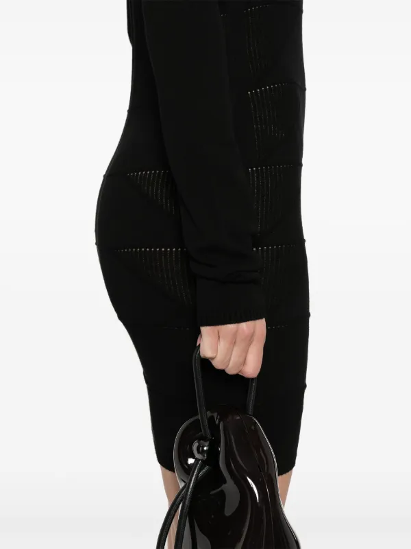 【関税&送料込み】Rick Owens Al Dress Clothing Rick Owens Al Mini Dress | Black | FARFETCH
