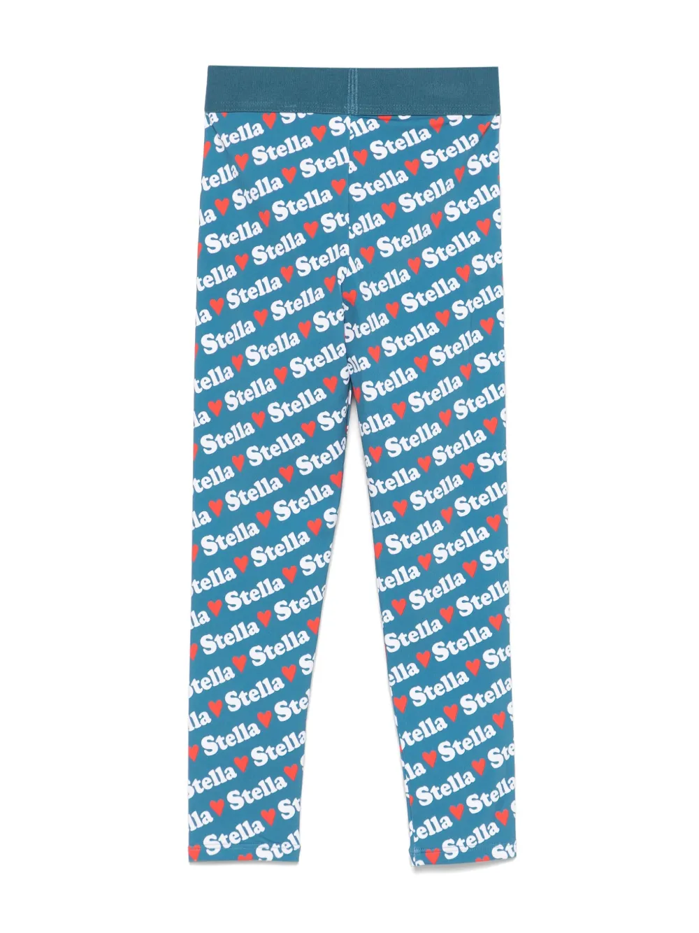 Stella McCartney Kids Legging met logoprint Blauw