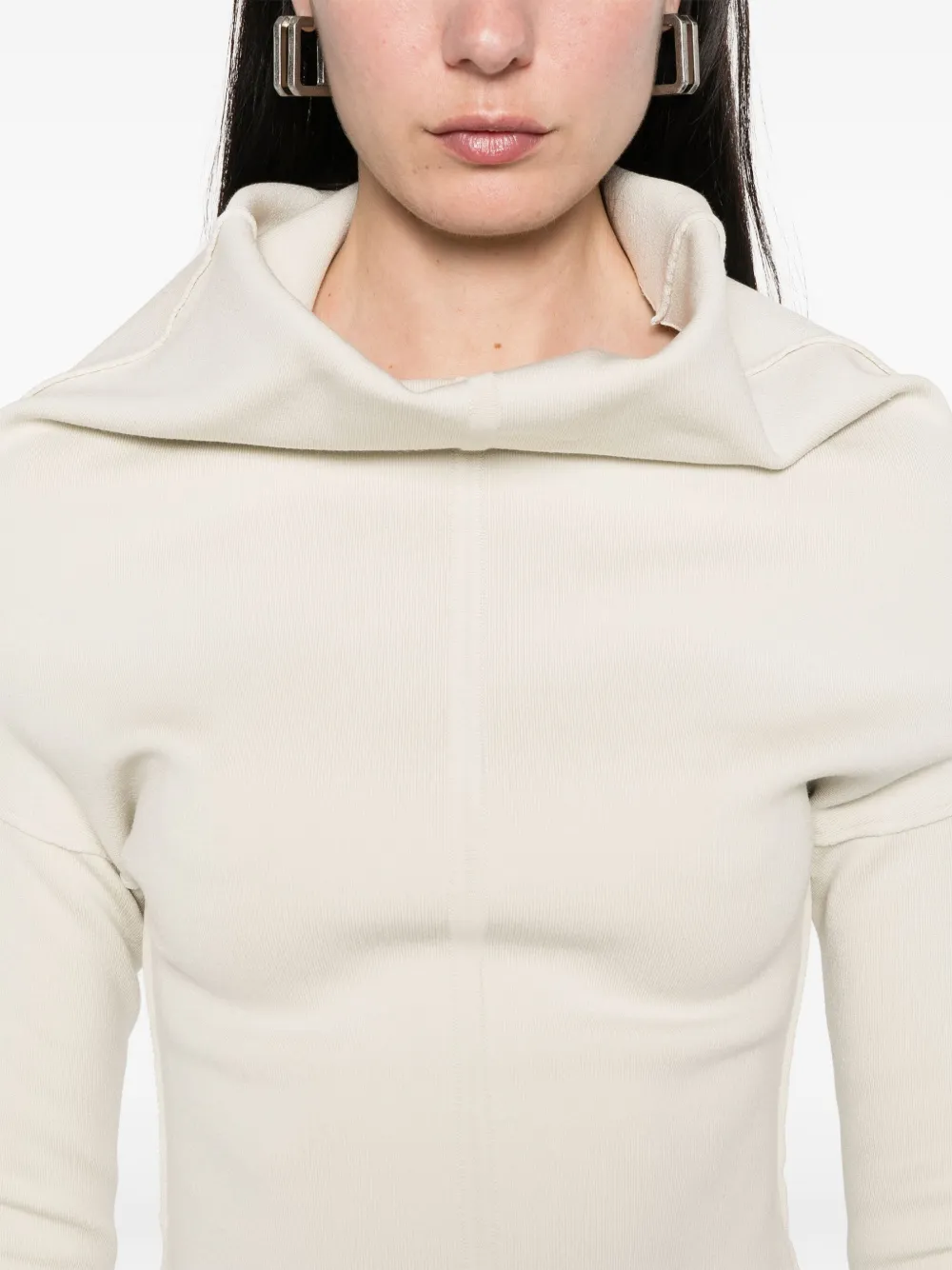 Rick Owens Top met gedrapeerde mouwen Beige