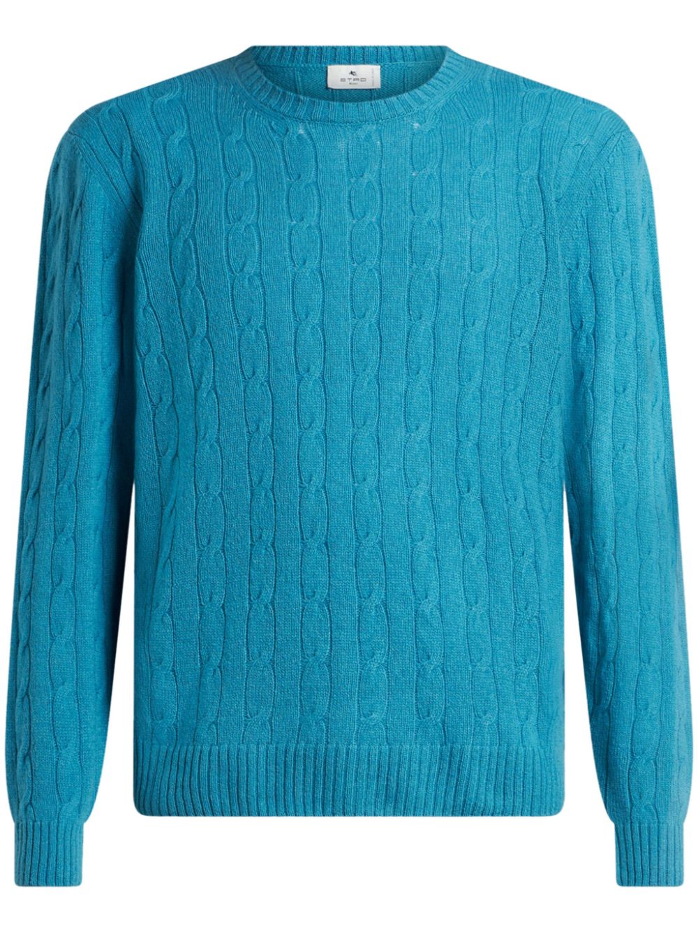 cable-knit cashmere sweater