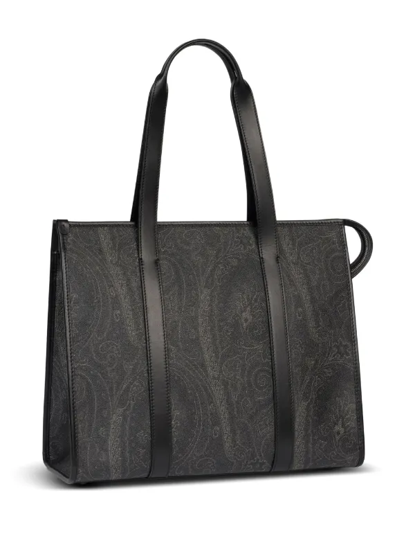 ETRO ペイズリーモチーフ ハンドバッグ | グレー | FARFETCH JP