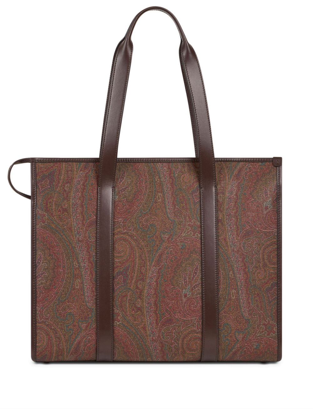 paisley-motif tote bag