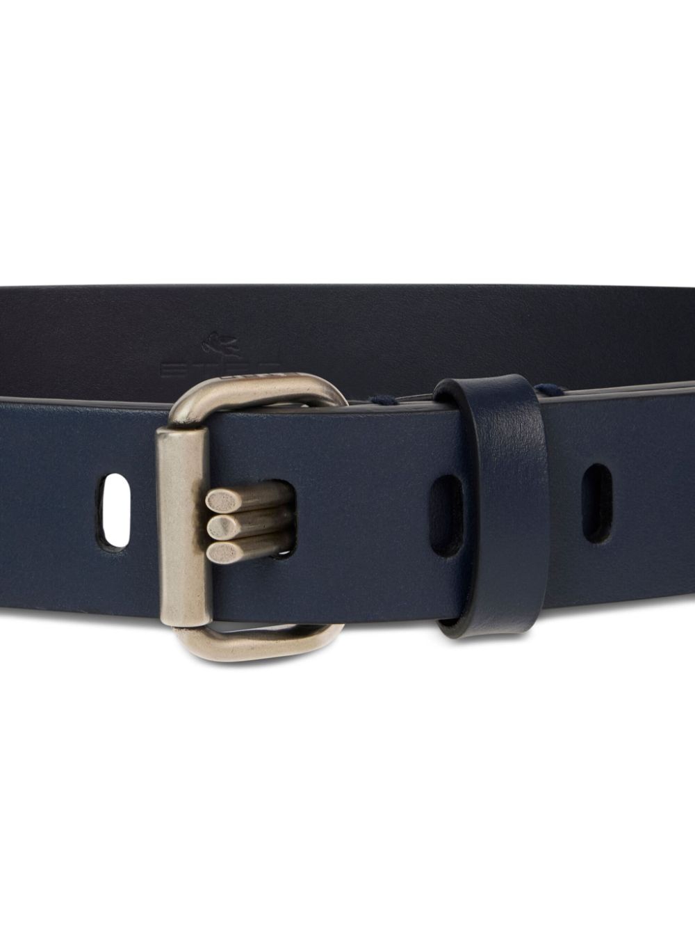 ETRO paisley-beaded belt - Blauw