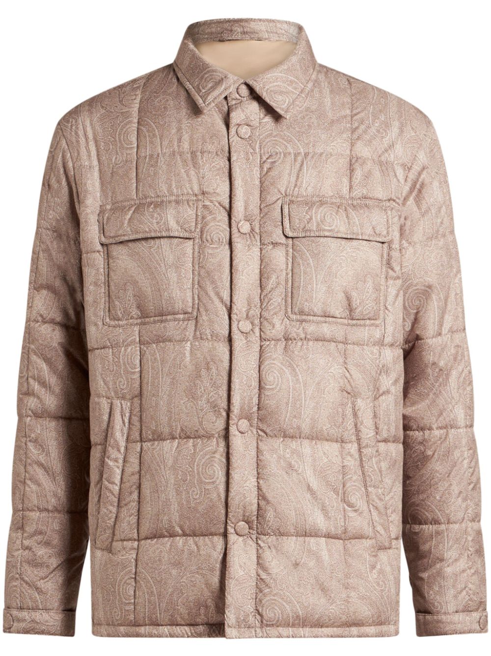 quilted shirt jacket