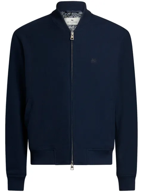 ETRO Pegaso-embroidered bomber jacket 