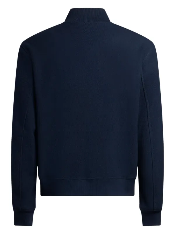 ETRO Pegaso-embroidered Bomber Jacket | Blue | FARFETCH