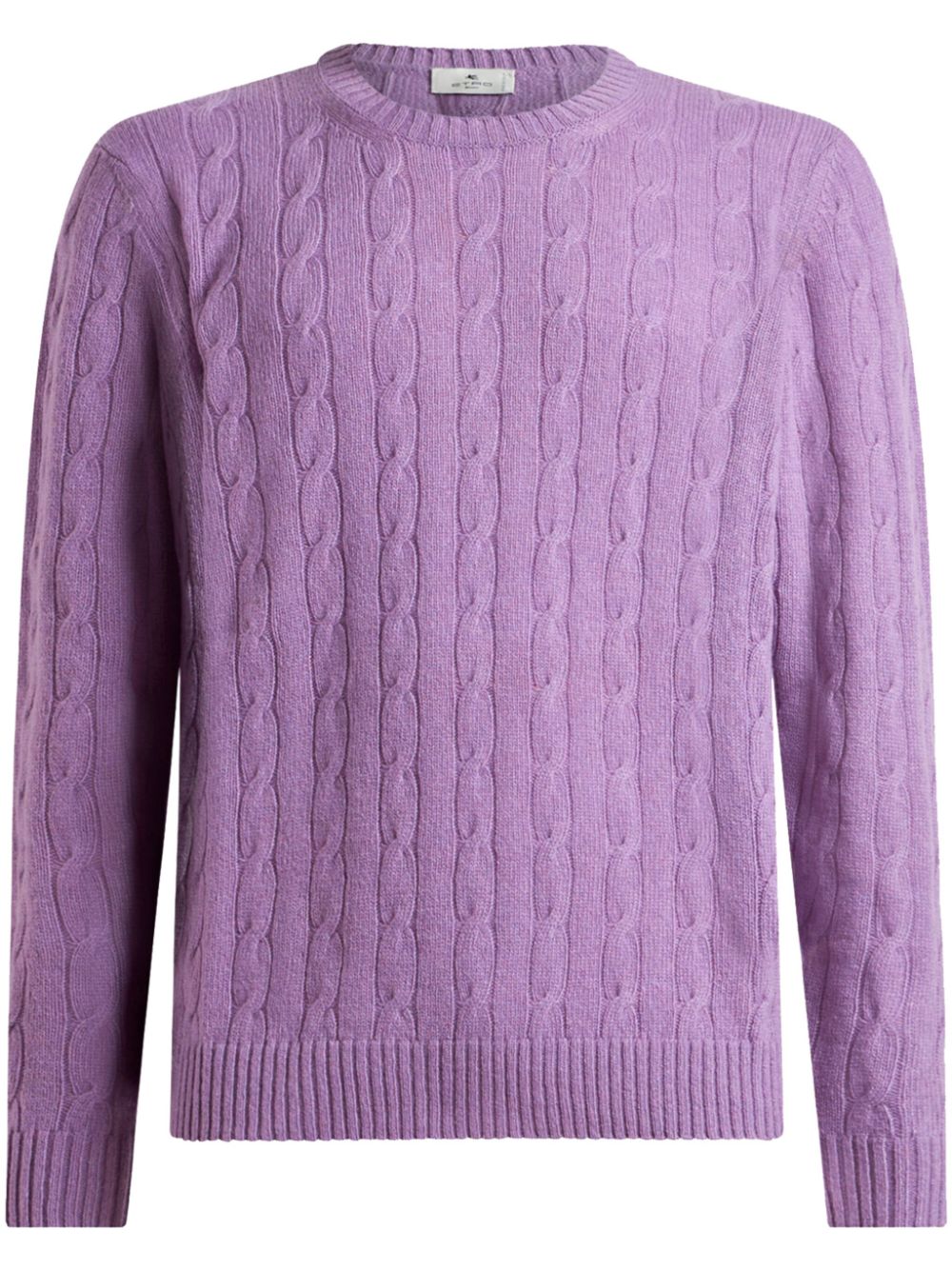 cable-knit cashmere sweater