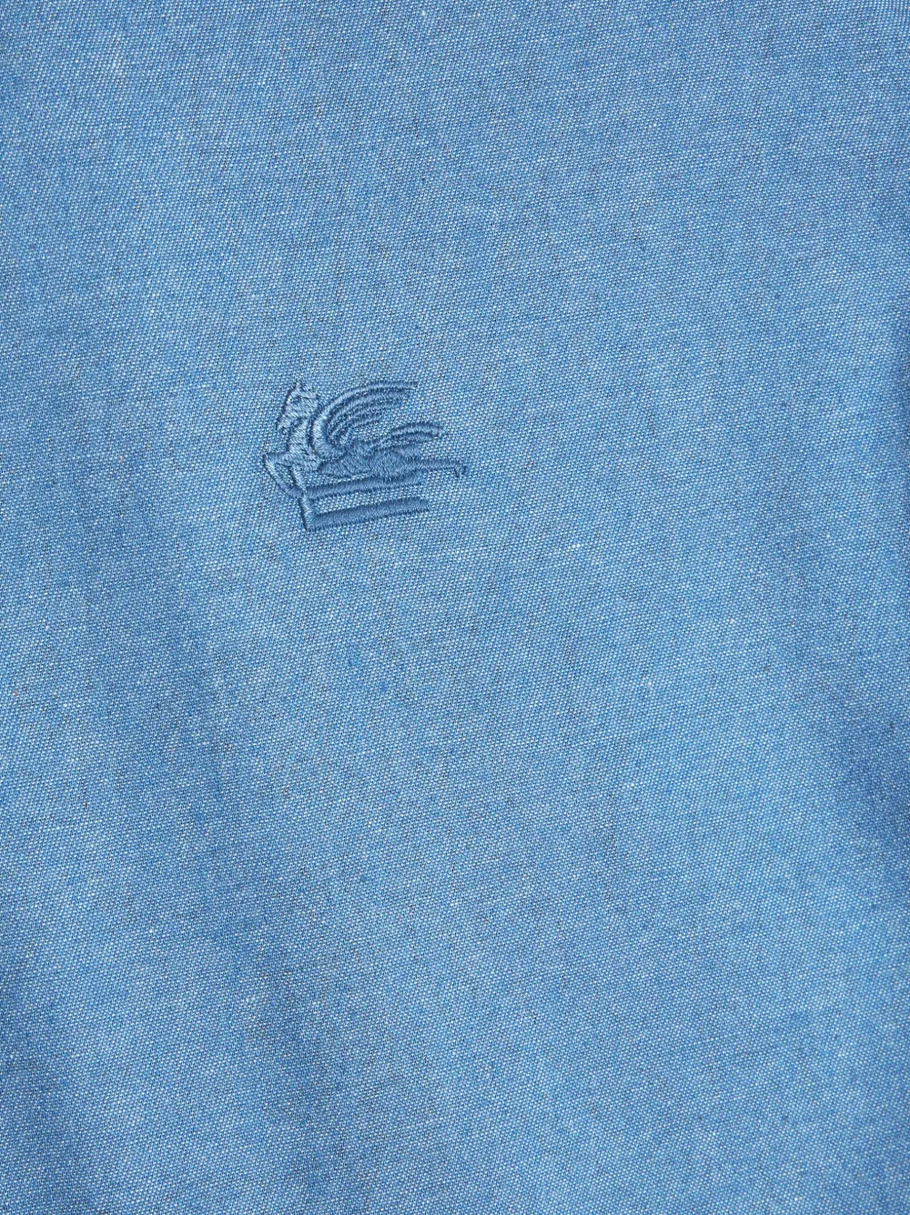 ETRO Overhemd met Pegaso-patroon Blauw