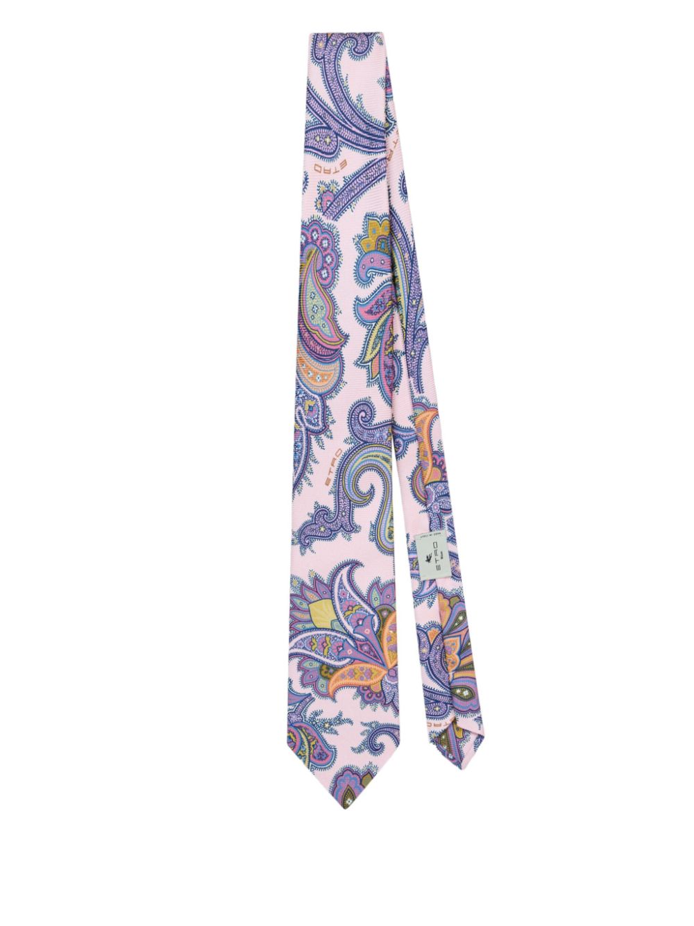 paisley-print tie