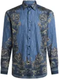 ETRO printed shirt - Blue