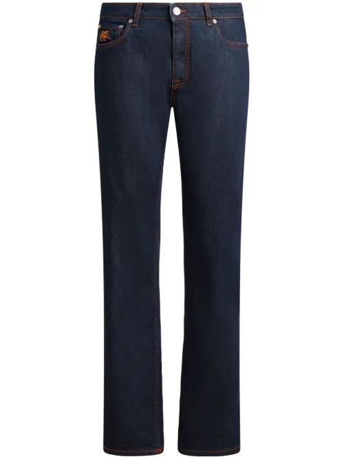 ETRO jean à motif cachemire - Bleu - ETRO - Modalova