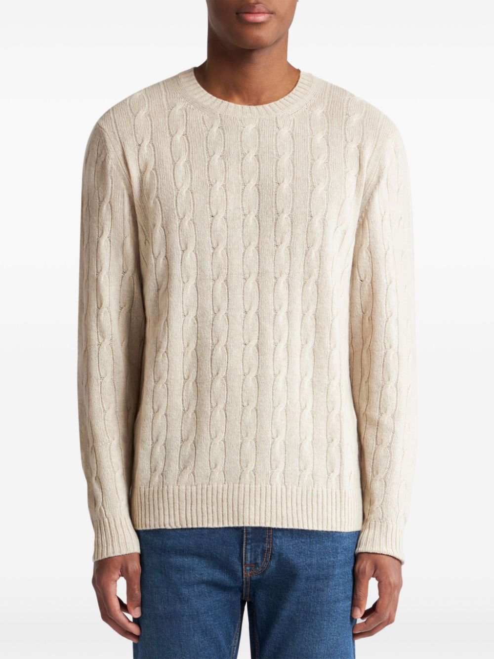 ETRO cable-knit cashmere sweater - Beige