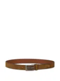 ETRO monogram-buckle belt - Brown