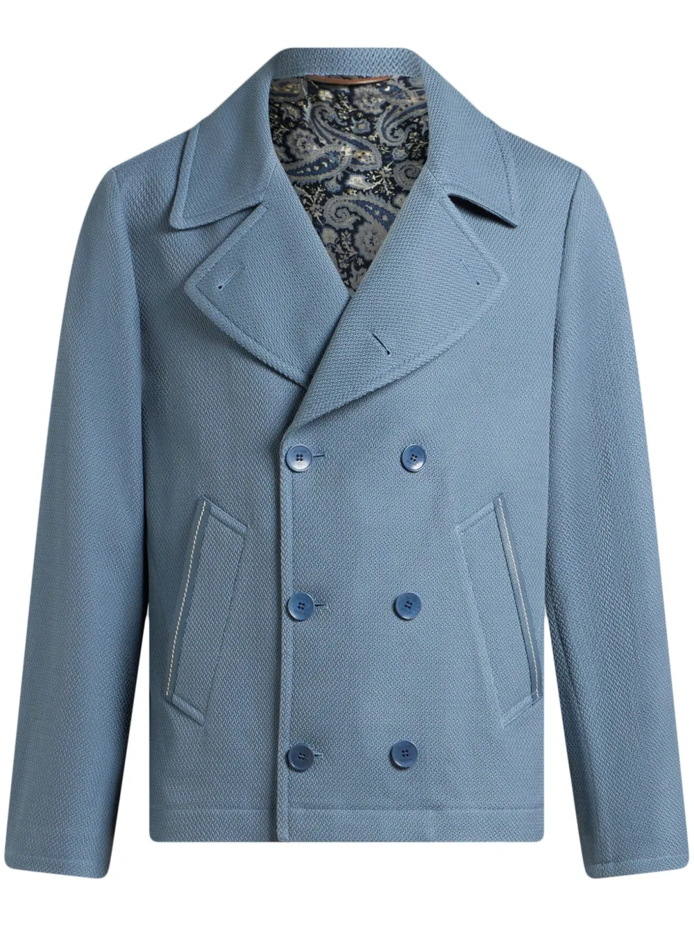 ETRO chamarra de algodón | azul | Image 1